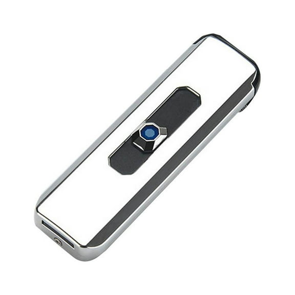 cpengpj USB Rechargeable Plasma Lighter, Windproof Flameless Electric Lighter for Cigarettes with Fast Charging, 300 Ignitions, Durable Steel and Ceramic, Gift Box Included