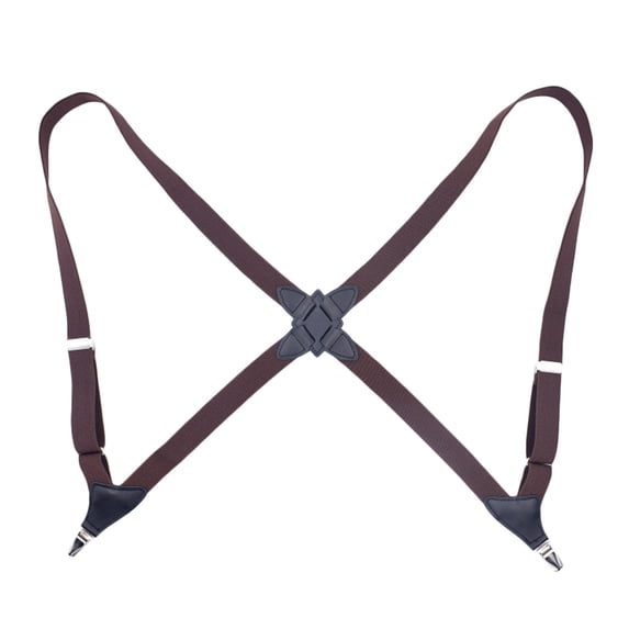 cpengpj Unisex Adjustable Suspenders 2.5cm Elastic Clip-on Belt, Polyester Y-Back Braces for Men and Women, Fashion Casual Solid Color Suspenders for Daily Wear, Party, Role Play