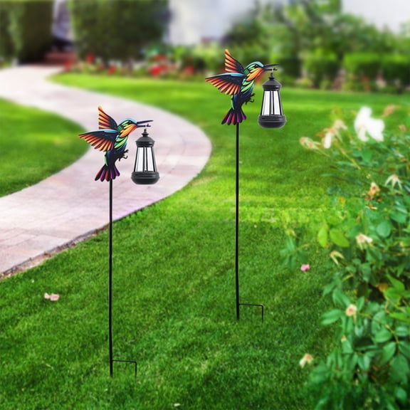 cpengpj Wrought Iron Rust Proof Waterproof Solar Powered Hanging Lantern 1-Pack, for Summer Backyard Patio Low-Energy Lighting Decor
