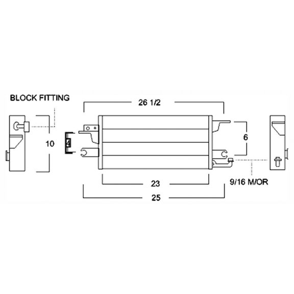 cpp air conditioning condenser for 89-94 toyota pickup to3030133