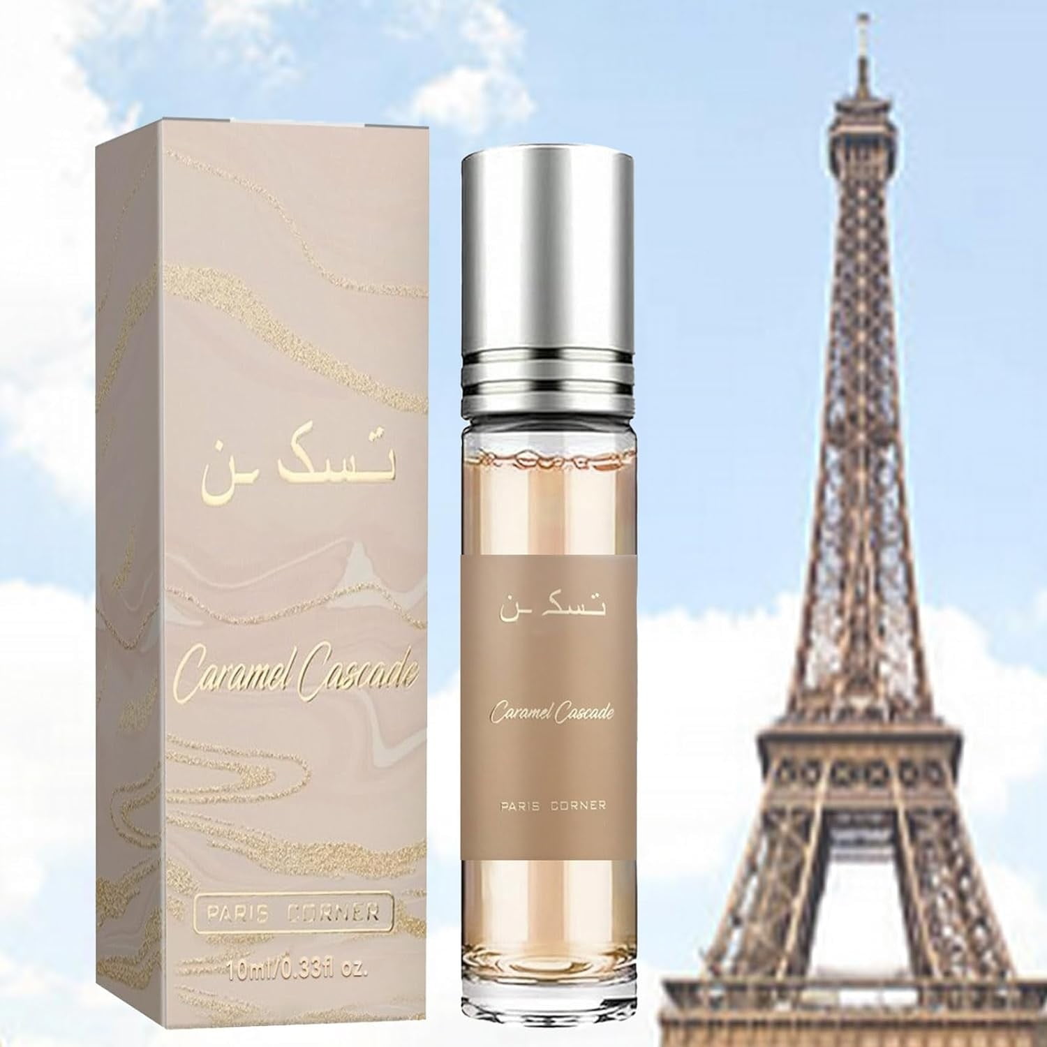 cptfadh Caramel Perfume0.33 Fl Oz Fragrance for Women 10Ml Glow Beauty