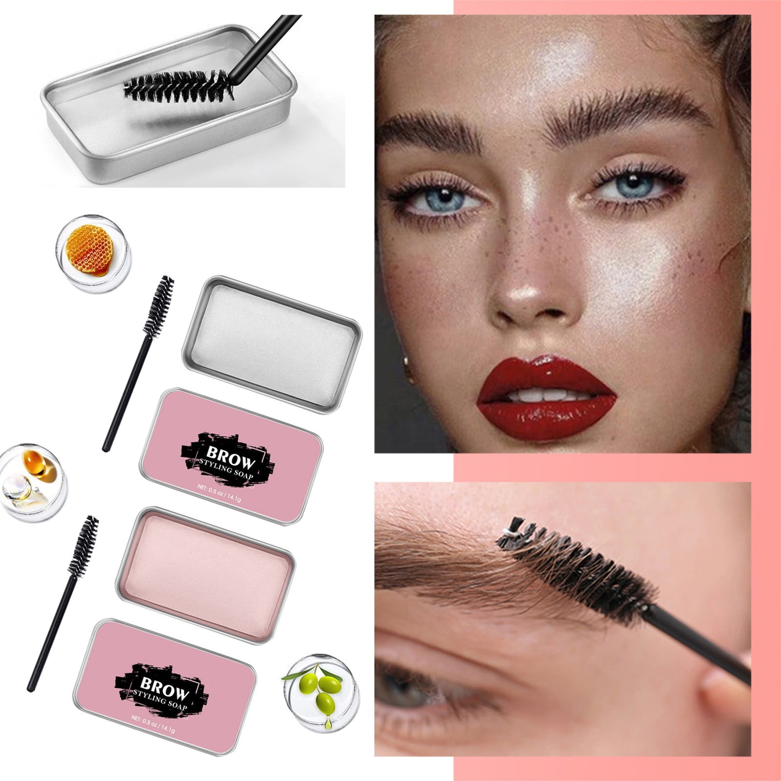 cptfadh Fully Pigmented Long Wear Waterproof Brow Gel Filler And Style ...