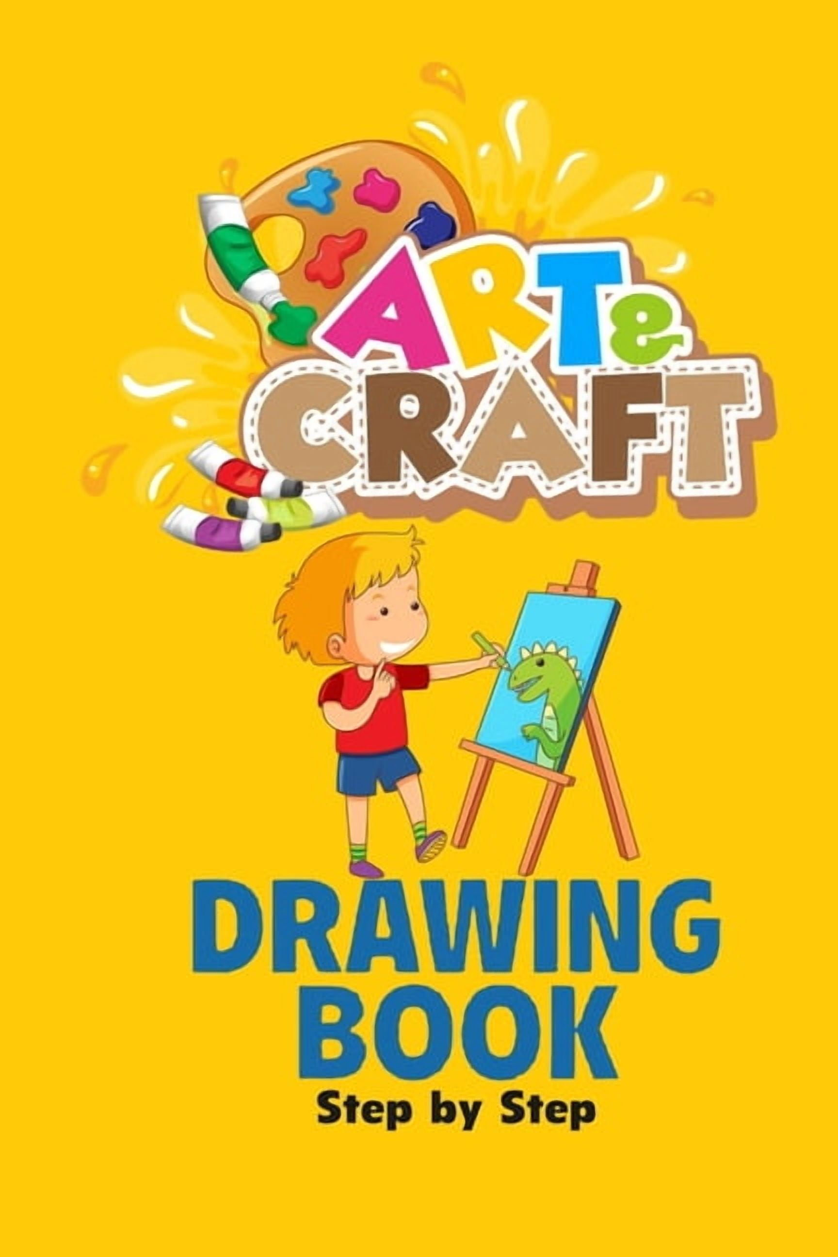 craft art drawing book: Step by Step Learn How to Draw, (Paperback ...