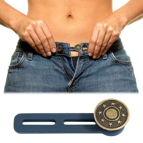 craft buttons Button Extenders For Jeans Pants Button Extender Waist Extenders For Pants For Women For Men No Sewing Instant Waistband Extension 11.8 Inches