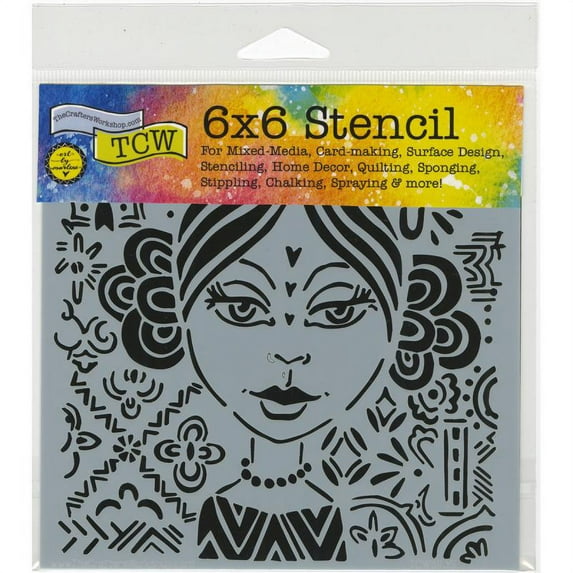 crafter's workshop template 6"x6"-amalia