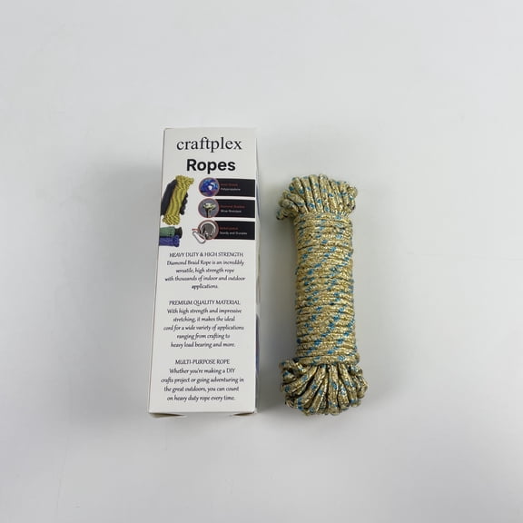 craftplex Ropes, 8MM Static Rock Climbing Rope, Rappelling Rope for Outdoor, Hiking Safety Escape Rope
