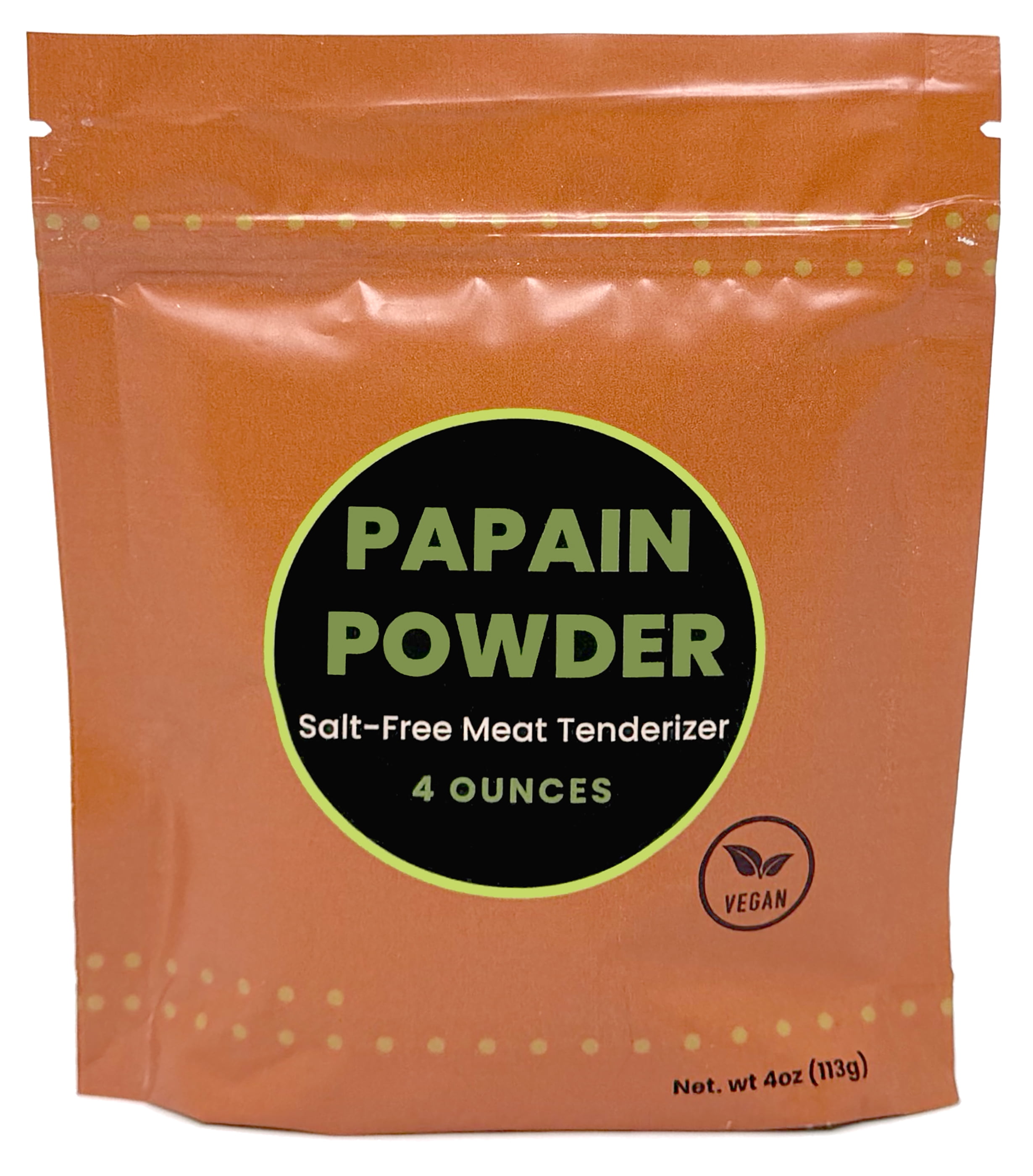 crait Papain Powder 35 TU/mg, Salt-Free Papain Meat Tenderizer Powder Derived from Papaya 4 Ounce