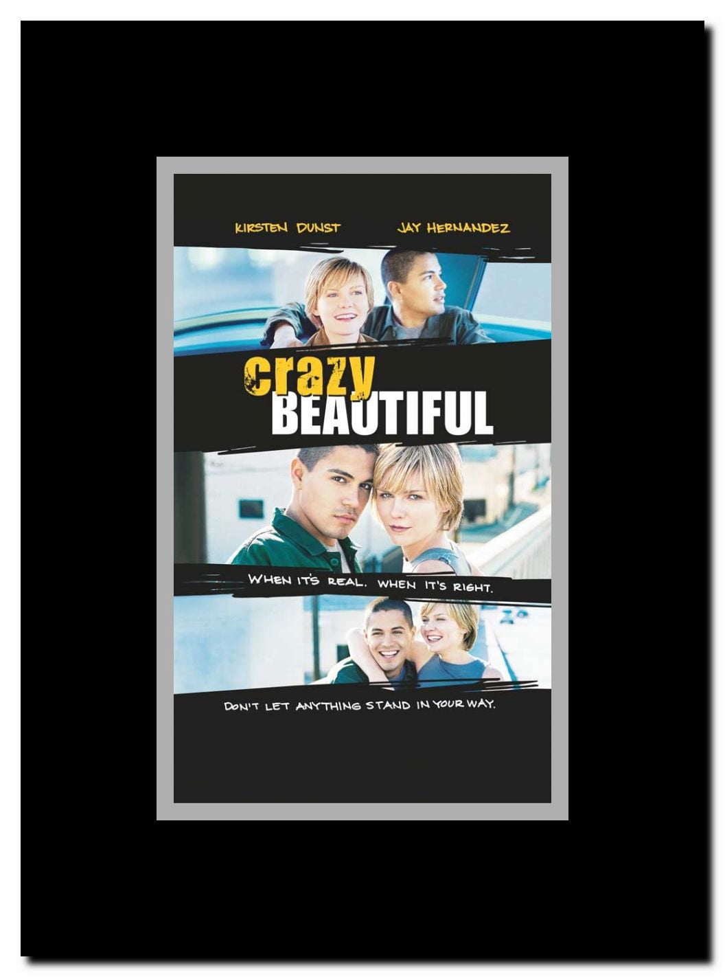 crazy/beautiful Framed Movie Poster