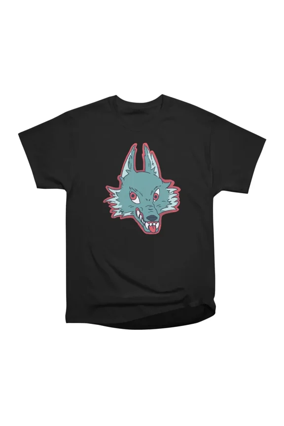 crazy wolf T-Shirt Tee Gift For Him Merch For Her Apparel For Friend