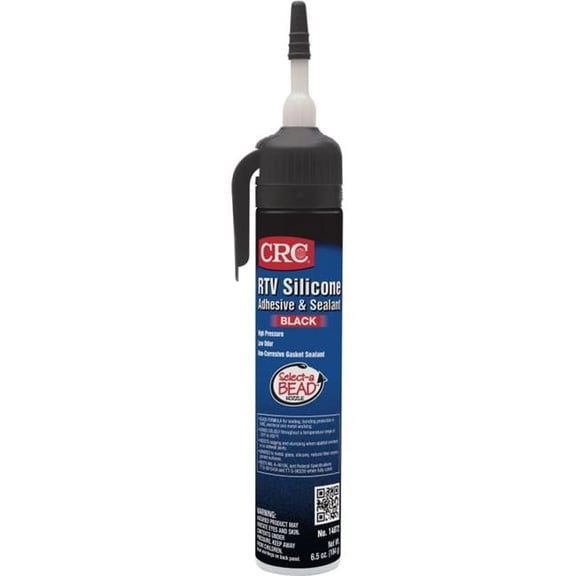 crc 14072 rtv silicone sealant, 8.75 ounce, black paste
