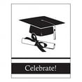 thumbnail image 1 of creative converting 25 count school color graduation invitation cards, white, 1 of 1