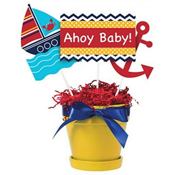 creative converting 27226 diy centerpiece sticks, 9.5", 10" and 12", multi-colored