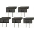 thumbnail image 1 of Creative Hobbies Easy Snap On End Plug, Replacement Electical Plug for SPT-1 Wire - Polarized, 8 Amp, 125 Volt, Brown | 5 Pack, 1 of 5