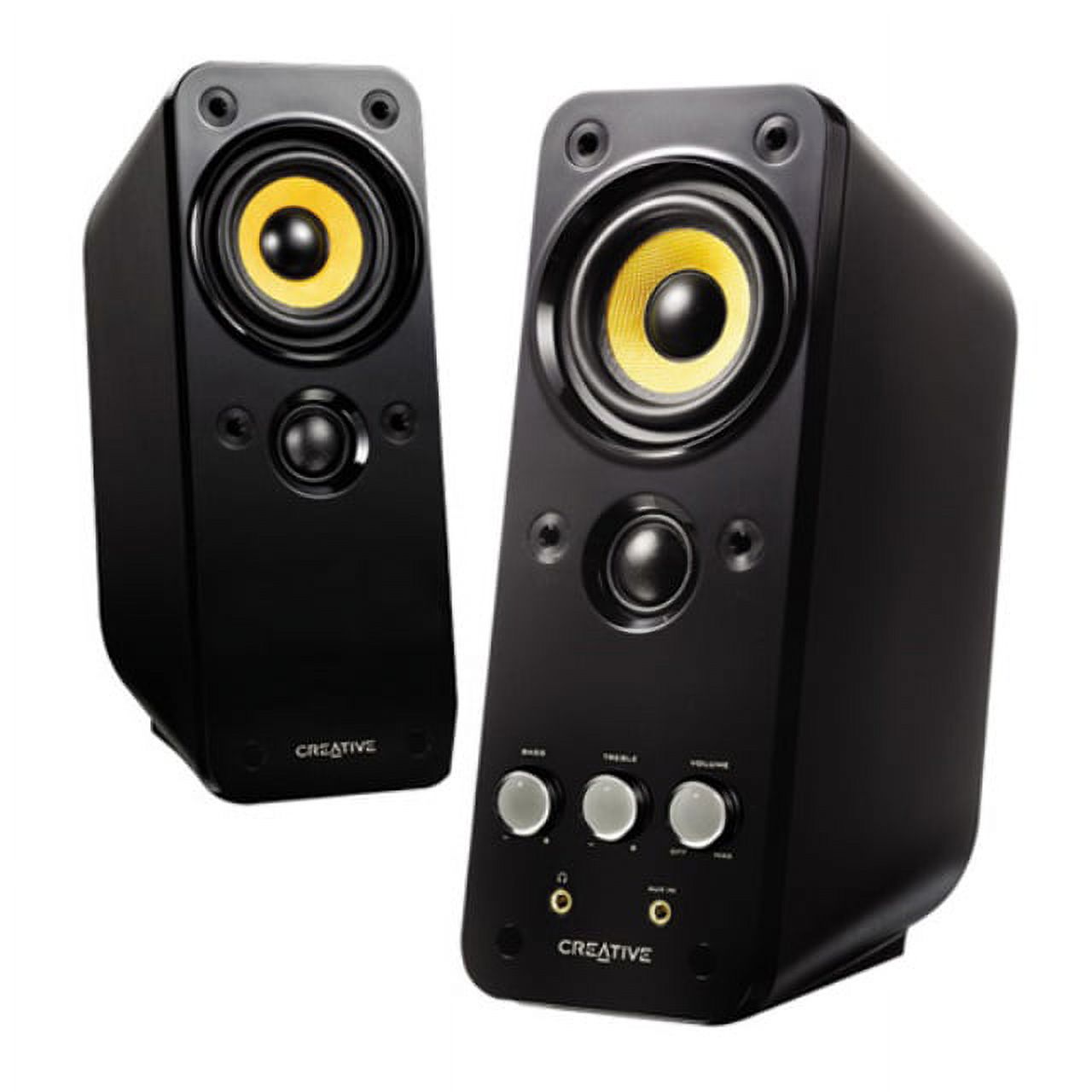 creative labs 51mf1610aa002 gigaworks t20 series ii 2.0 multimedia speaker system with basxport technology - image 1 of 2