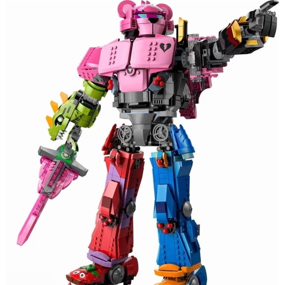 creative mecha team leader building blocks assembly brick toys holiday gifts for adults and teenagers
