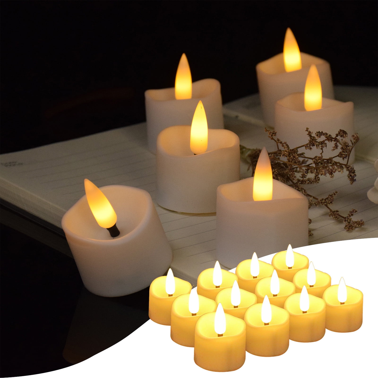 crgrtght Clearance Sale Halloween Candle Light, 12pcstea Lights