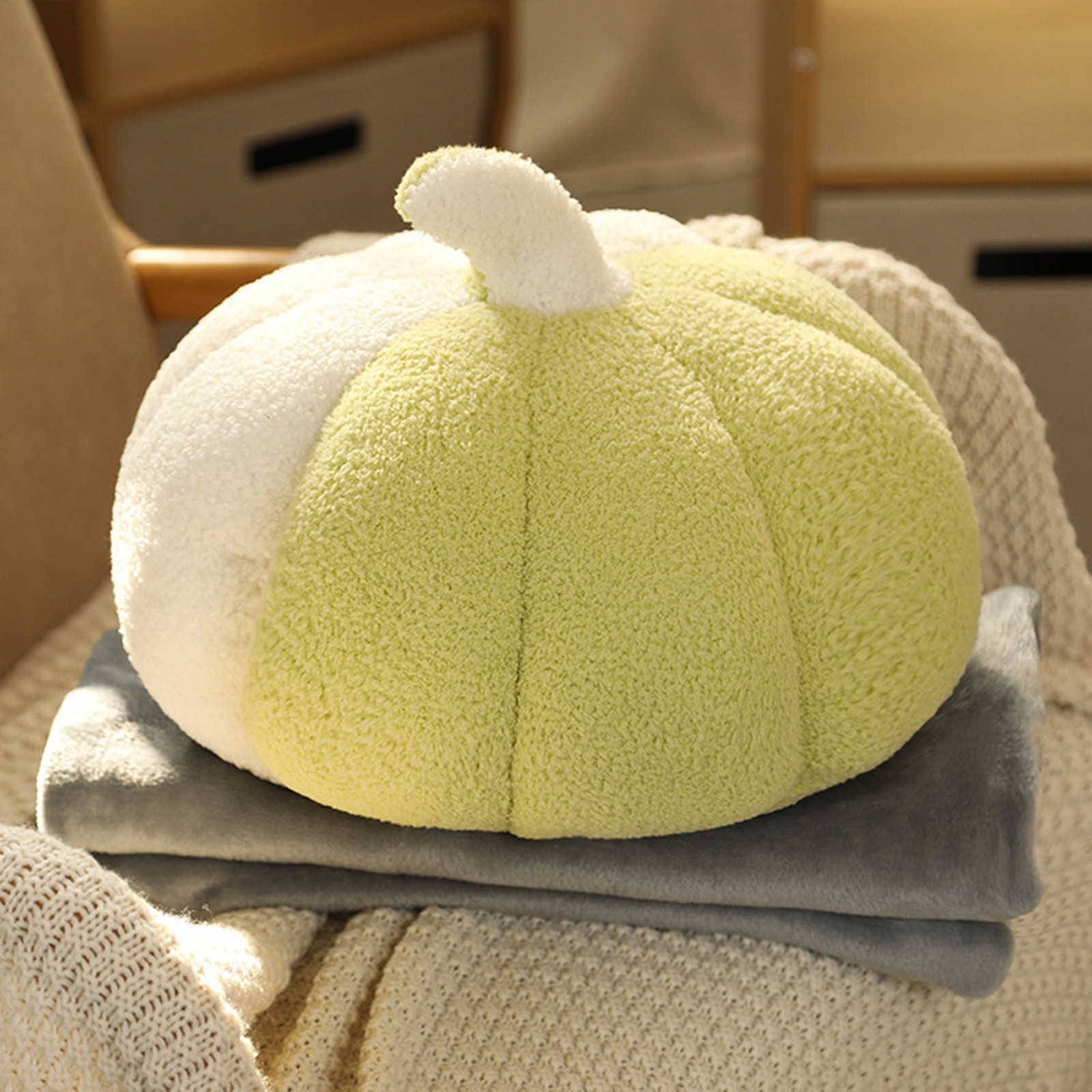 crgrtght Pumpkin Pillows Clearance Sale, Halloween Pumpkin Pillows, Fleece 3d Fall Pumpkin