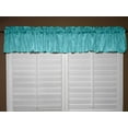 thumbnail image 1 of crinkle taffeta window valance 52 wide aqua, 1 of 1