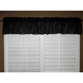 thumbnail image 1 of crinkle taffeta window valance 52 wide black, 1 of 1