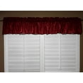 thumbnail image 1 of crinkle taffeta window valance 52 wide burgundy, 1 of 1