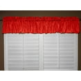 thumbnail image 1 of crinkle taffeta window valance 52 wide red, 1 of 1