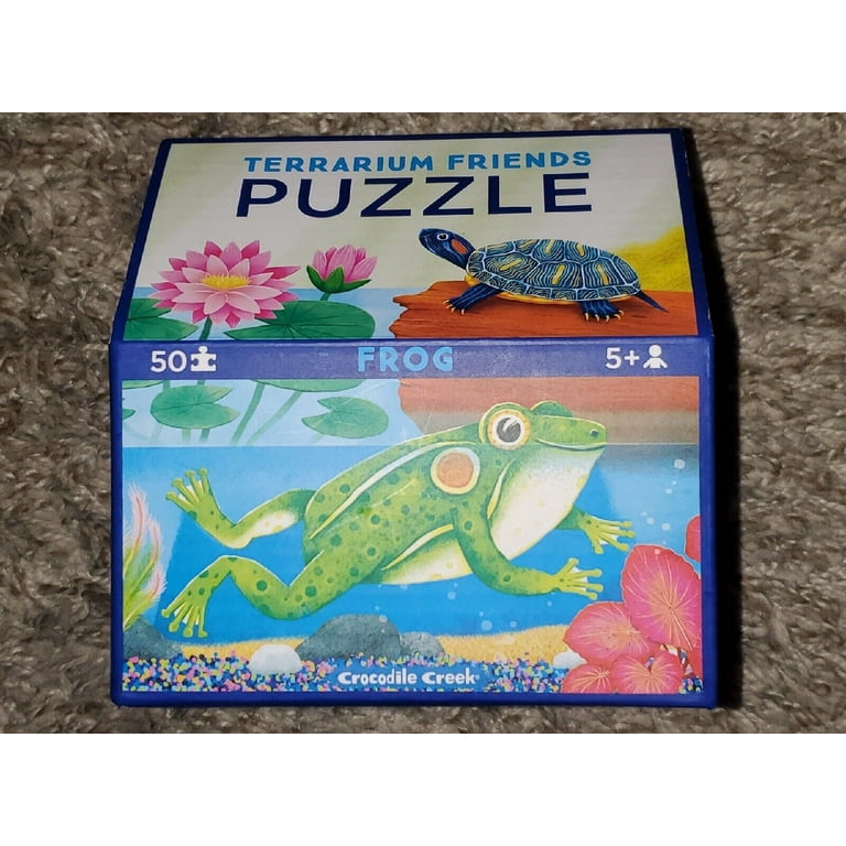 crocodile creek terrarium friends puzzle frog 6'' x 8'' - Walmart.com