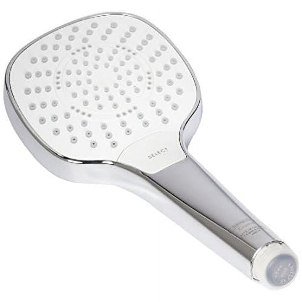 croma select e low flow 4inch handheld shower head modern 3 softrain, intenserain, pulsating