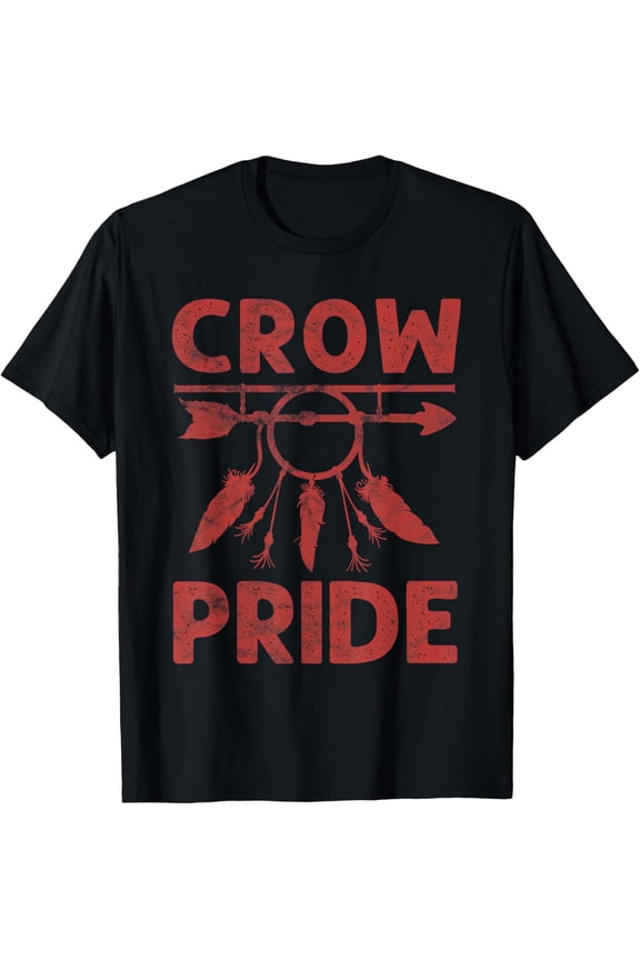 crow Pride Native American vintage Gift Men Women T-Shirt