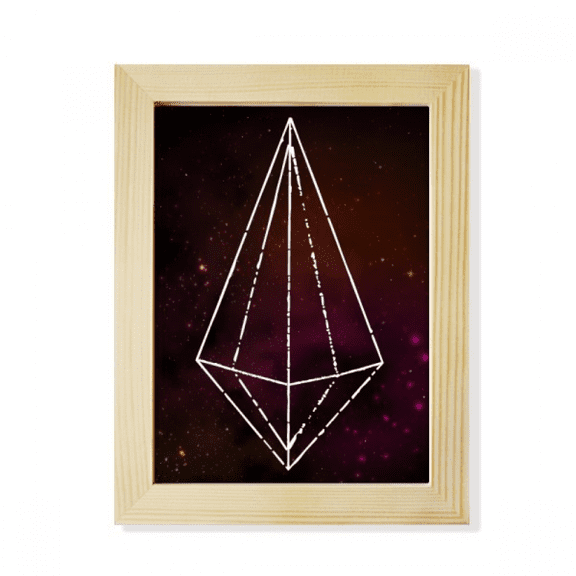 crystal star universe fantasy desktop adorn photo frame display art painting wooden