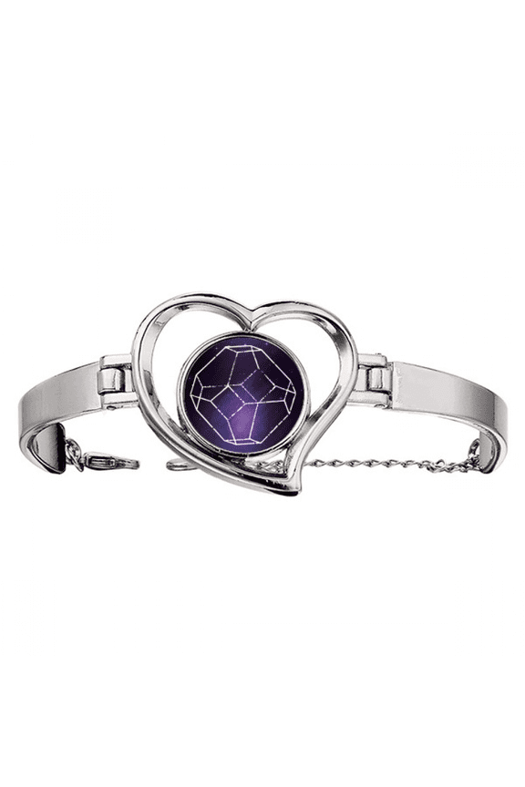 crystal universe fantasy star bracelet heart jewelry wire bangle