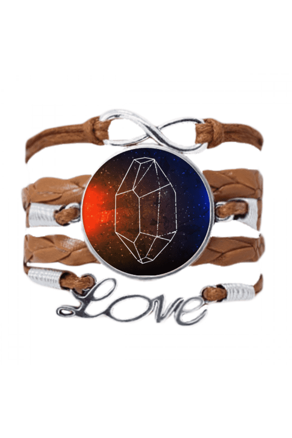 crystal universe fantasy star brown bracelet love chain ornament wristband
