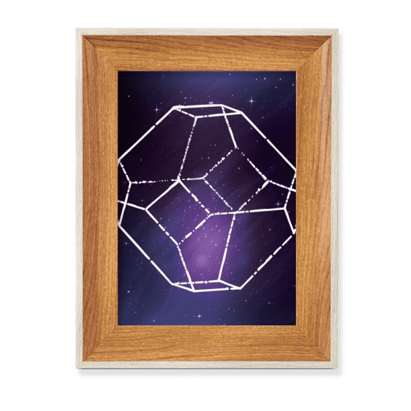 crystal universe fantasy star desktop wooden photo frame display picture art painting multiple sets