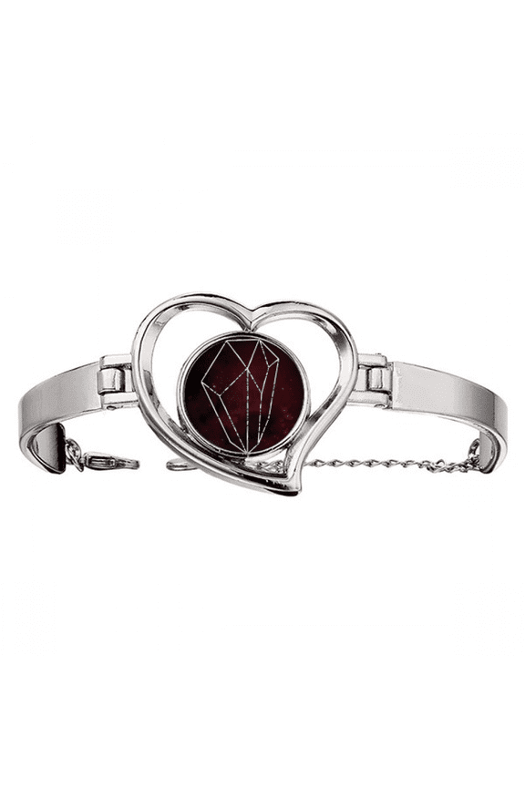 crystal universe star fantasy bracelet heart jewelry wire bangle