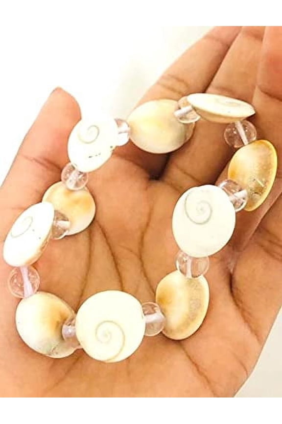 crystalmiracle Clear Quartz Gomti Chakra Beaded String Healing Fashion Men Women Gift Positive Energy Handcrafted Accessory