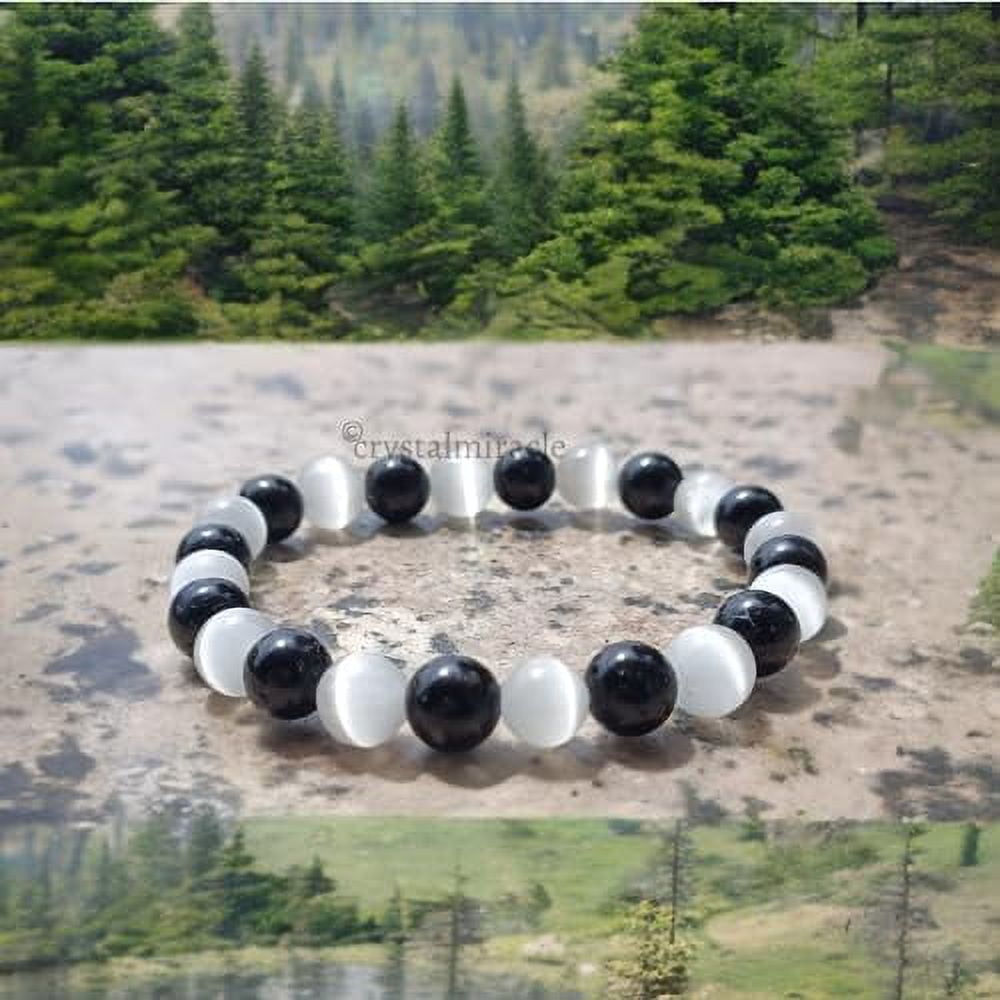 Selenite black tourmaline hot sale