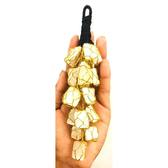 crystalmiracle Selenite Gemstone Hanging Tree Crystal Healing Gift Wellness Peace Handcrafted Reiki Feng Shui Home dcor office