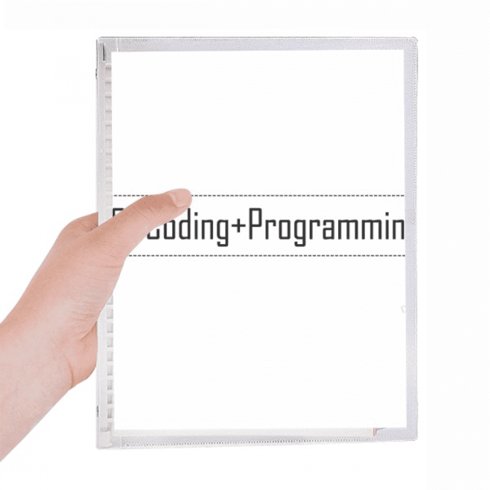 cs contains coding and programng notebook loose diary refillable journal statiry