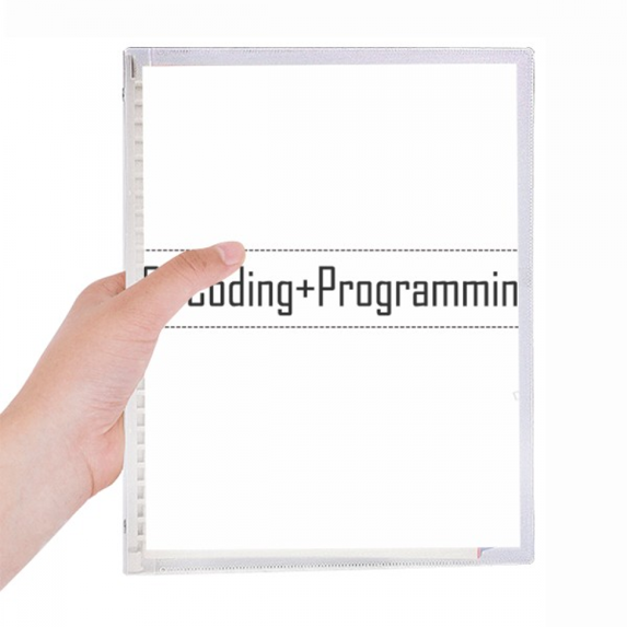 cs contains coding and programng notebook loose diary refillable ...