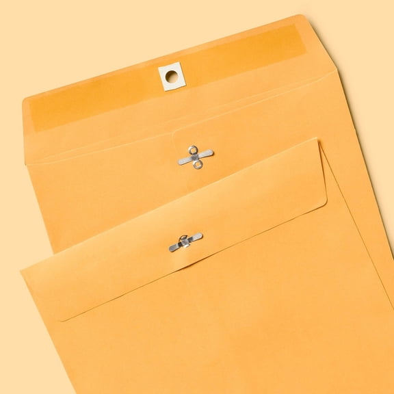 ct 9" x 12" Clasp Closure Manila Envelopes - up&up: Large Mailing Envelopes, Beige, Paper, Stationery, 4 Pack