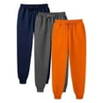 thumbnail image 1 of ctdiral 3 Pack Sweatpants for Women Casual Loose Fit Comfy Sweatpants with Pockets Fall Winter Thin Fleece Joggers Workout Gym Running Trousers Orange XXXL, 1 of 3
