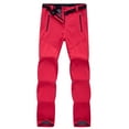 thumbnail image 1 of ctdiral Women's Snow Ski Pants Waterproof Softshell Outdoor Fleece Lined Snowboard Hiking Pants with Pockets Winter Warm Long Pants Red XXL, 1 of 7