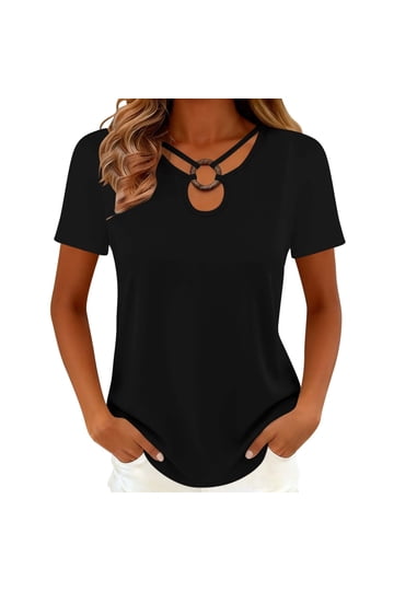 Keyhole Cut Out Top