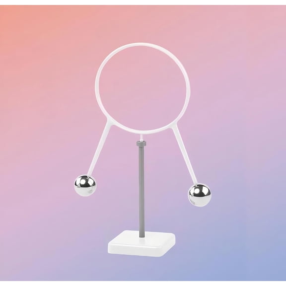 cube standGravity Principle Cube Display Stand Rotating Cube Display Stand Base Third Order speed Cube Display Ornament (white)