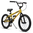 thumbnail image 1 of cubsala 20 Inch BMX Race Bike Trident Bicycles Beginner-Level to Advanced Riders with 2 Pegs Trick Cycling and Professional Riding, Gold, 1 of 7