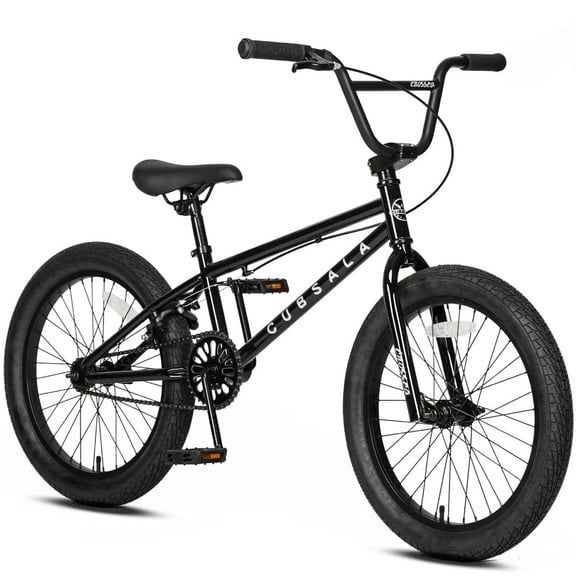 cubsala 20 in Freestyle BMX Kids Bike for Age 6-14 Years Old Boys Girls ,Black