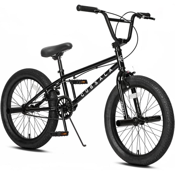 cubsala 20 in Kids BMX Bike Freestylefor Age 6-14 Years Old Boys Girls with 4 Pegs, Black