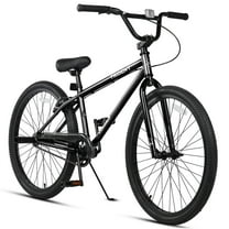 cubsala 24 Inch BMX Race Bike Trident Bicycles Beginner-Level to Advanced Riders with 2 Pegs Trick Cycling and Professional Riding, Black