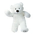 thumbnail image 1 of cuddly soft 16 inch stuffed white polar bear...we stuff 'em...you love 'em!, 1 of 2