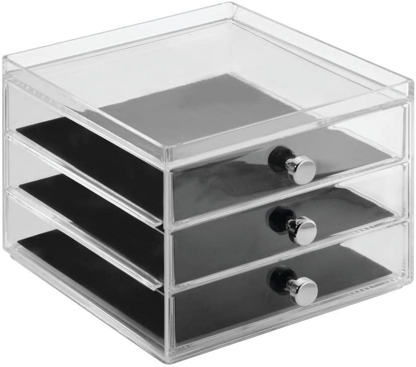 Compact Draws cugvbin - 37030 Plastic 3 Jewelry Compact Storage Organization Drawers ...