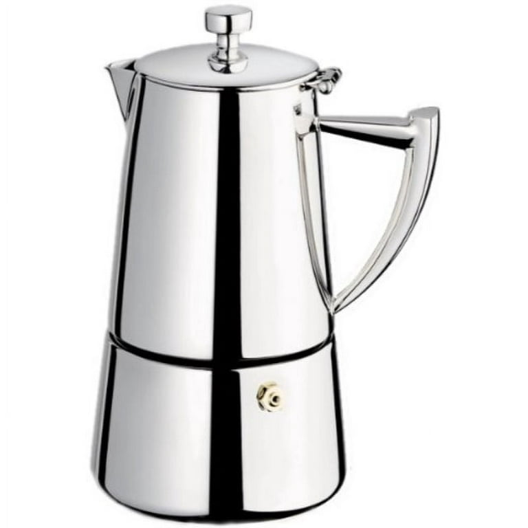 Cabilock Coffee Machine Maker Boiling Espresso Shot Maker Italian Pour over  Coffee Maker Cafetera Coffee Maker Stainless Steel Coffee Pot for Home